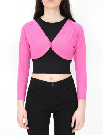 Bolerou Zara, fucsia