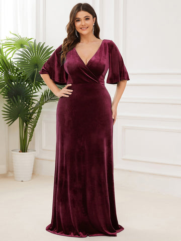 Rochie maxi SHEIN, vișiniu