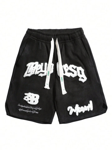 Pantaloni scurți SHEIN, negru