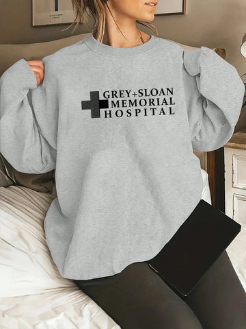 Bluză SHEIN, gri