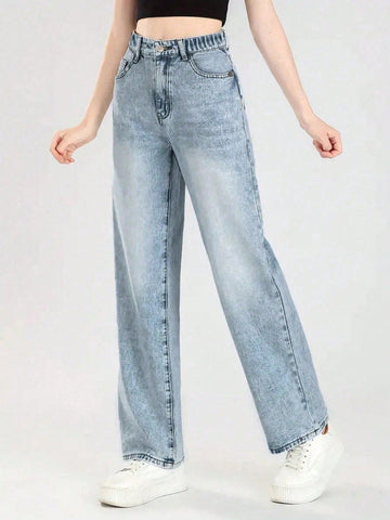 Jeans SHEIN, albastru