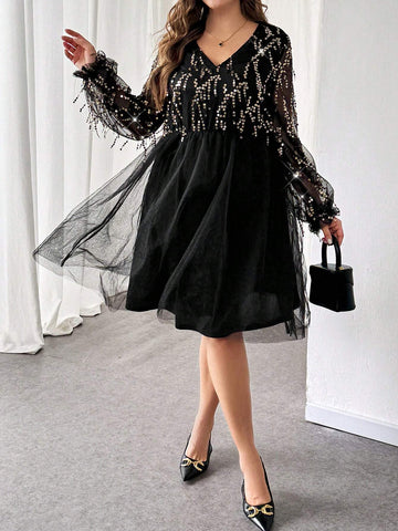 Rochie de ocazie SHEIN, negru