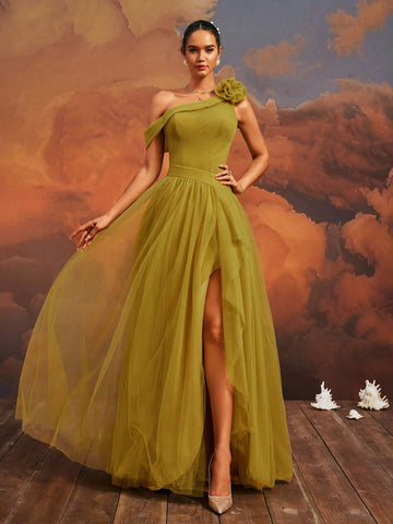 Rochie de ocazie SHEIN, verde