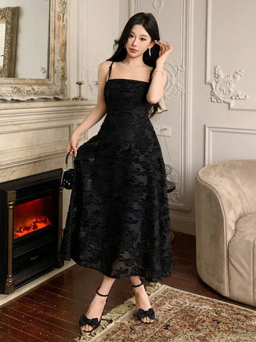 Rochie maxi SHEIN, negru