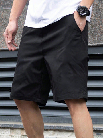 Pantaloni scurți SHEIN, negru