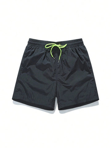 Pantaloni scurți SHEIN, negru