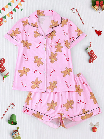Compleu pijamale SHEIN, roz