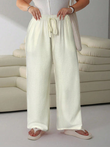Pantaloni SHEIN, galben