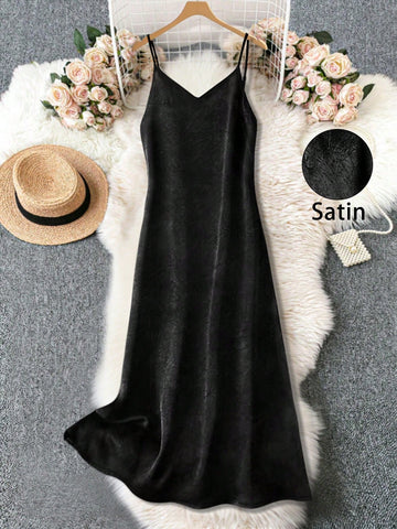 Rochie midi SHEIN, negru