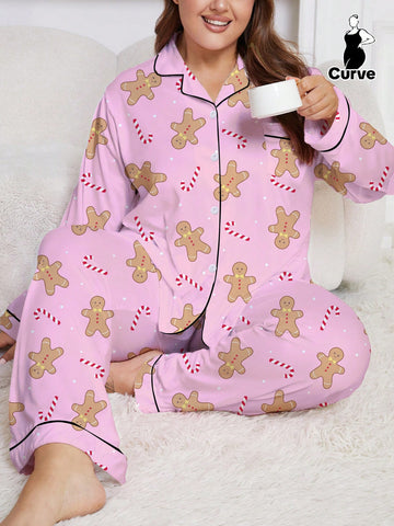 Compleu pijamale SHEIN, roz
