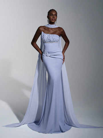 Rochie de ocazie SHEIN, albastru