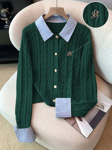 Pulover SHEIN, verde