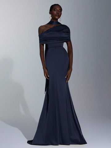 Rochie maxi SHEIN, albastru