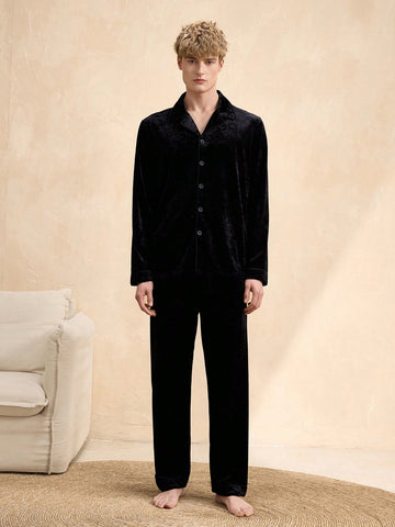 Compleu pijamale SHEIN, negru