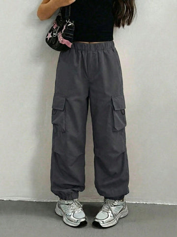 Pantaloni SHEIN, gri