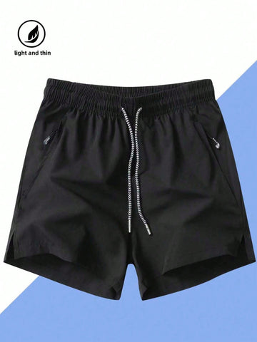 Pantaloni scurți SHEIN, negru