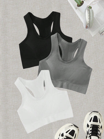 Set bustiere sport SHEIN, mix culori