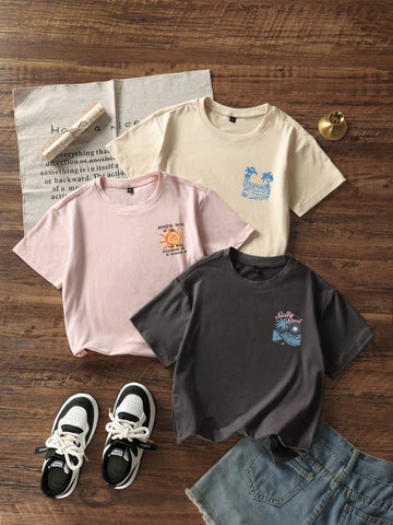 Set tricouri SHEIN, mix culori