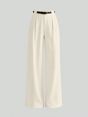 Pantaloni SHEIN, crem