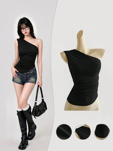 Top SHEIN, negru