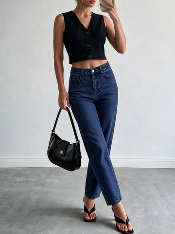Jeans SHEIN, albastru