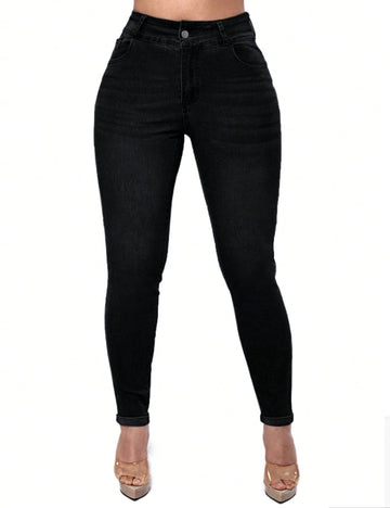 Jeans SHEIN, negru