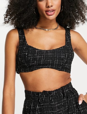 Top ASOS, negru