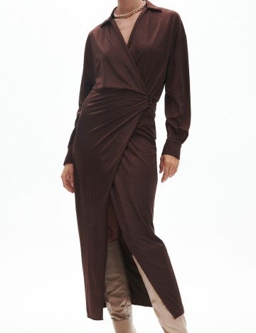Rochie maxi RESERVED, maro