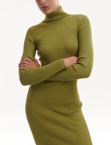 Rochie midi RESERVED, verde