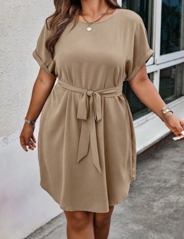 Rochie mini Shein Curve+, maro