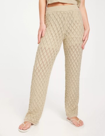 Pantaloni AWARE by VERO MODA, bej