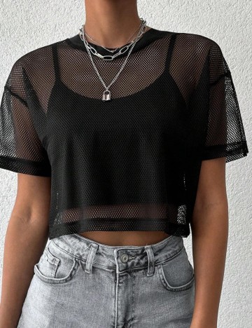 Top Shein, negru