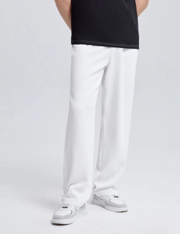 Pantaloni Shein, alb