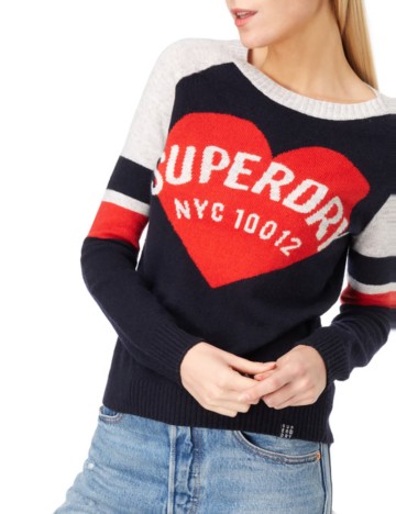 Pulover Superdry, mix culori