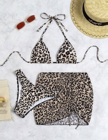 Set costum de baie Shein, mix culori