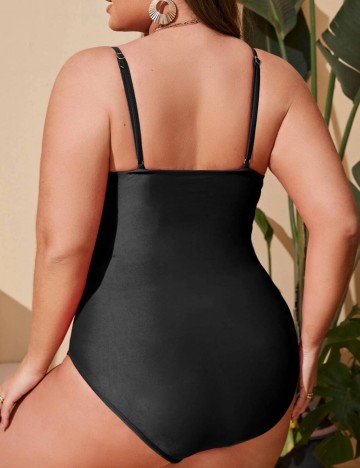 Costum de baie întreg Shein Curve+, negru