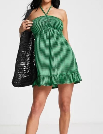 Rochie mini Topshop, verde