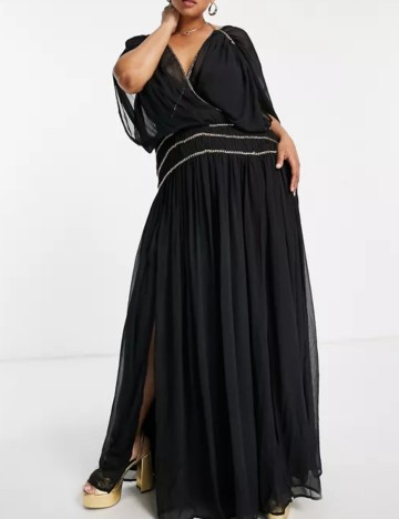 Rochie maxi ASOS, negru