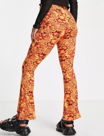 Pantaloni Topshop, portocaliu