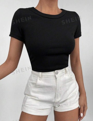 Top Shein, negru