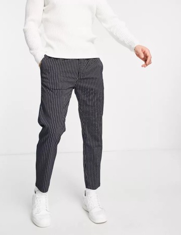 Pantaloni Topman, bleumarin