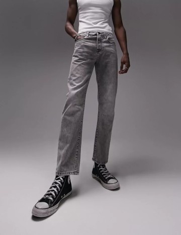 Jeans Topman, gri