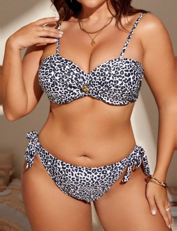 Costum de baie Shein Curve+, mix culori