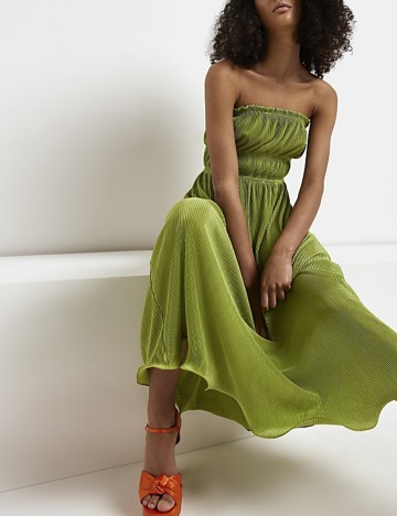 Rochie maxi River Island, verde