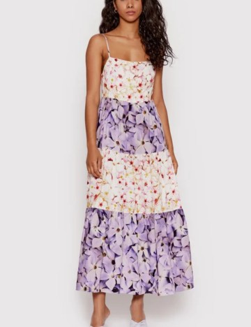 Rochie maxi Desigual, mix culori