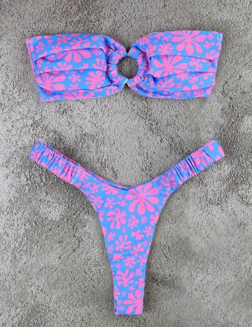 Costum de baie Shein, mix culori