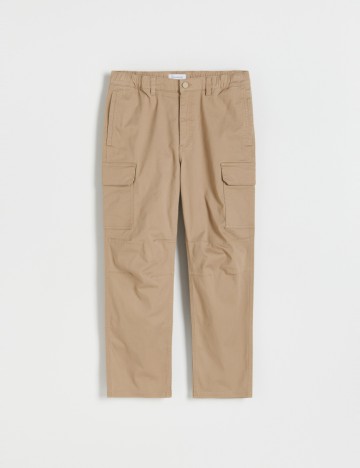 Pantaloni cargo RESERVED, bej