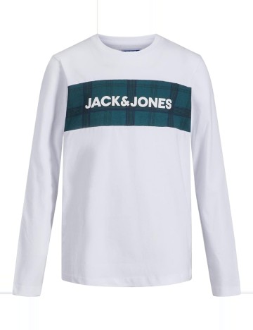 Bluză de pijama Jack & Jones, alb