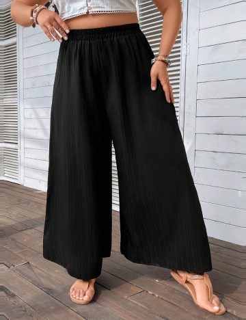 Pantaloni Shein Curve+, negru