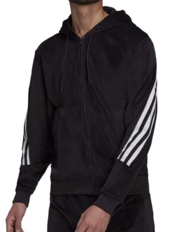 Hanorac Cu Fermoar Adidas, negru